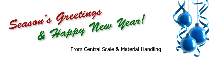 Season's Greetings & Happy New Year! From Central Scale & Material Handling